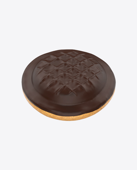 Chocolate Coated Cookie With Jam