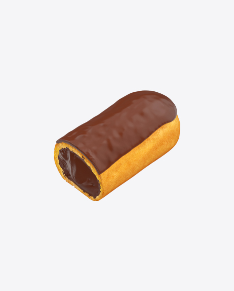 Half of Chocolate Eclair