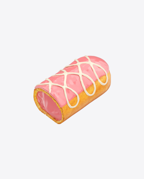 Half of Pink Eclair