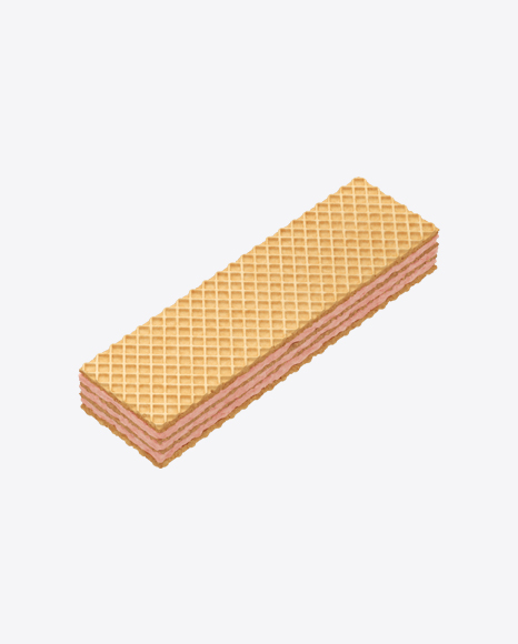Wafer with Strawberry Cream