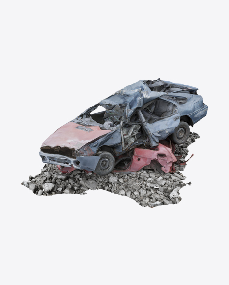 Damaged Car PNG