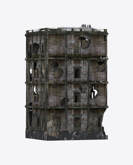 Ruined Building PNG