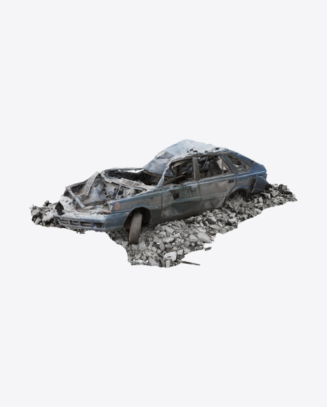 Damaged Car PNG
