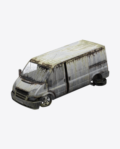 Damaged Van PNG