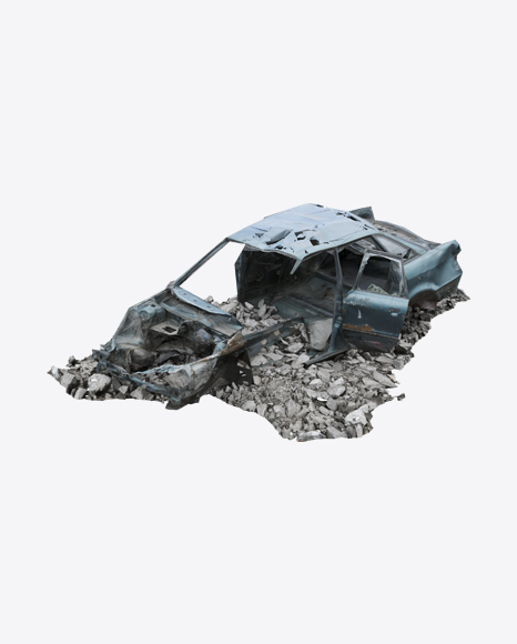Damaged Car PNG