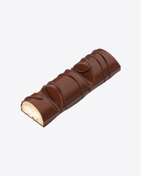 Half of Chocolate Bar