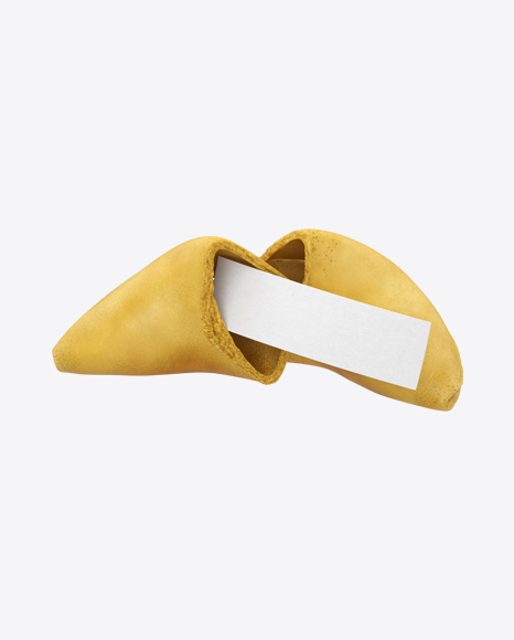Opened Fortune Cookie