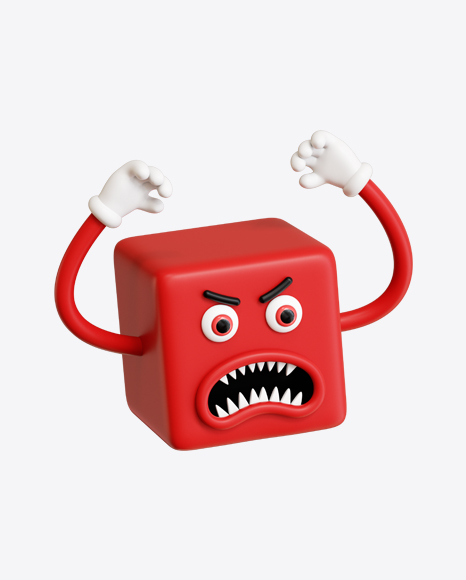 Angry Toon Character