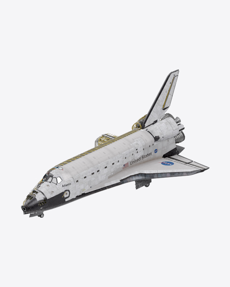 Space Shuttle Cutaway PNG