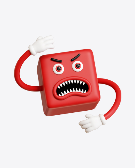 Angry Toon Character