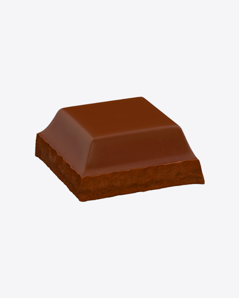 Square Milk Chocolate Piece