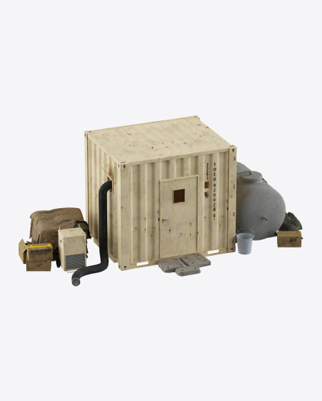 Military Utility Container PNG