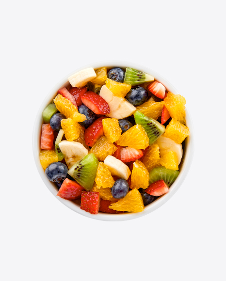 Fruit Salad in Bowl PNG