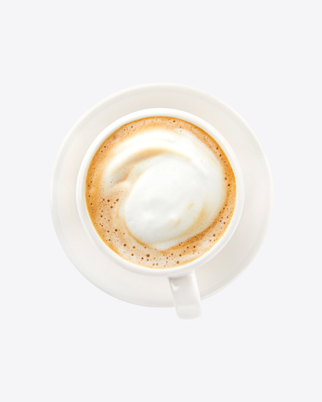 Cappuccino Cup and Saucer PNG