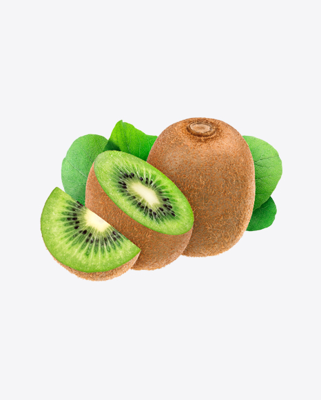 Kiwifruit with leaves PNG