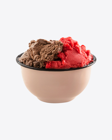 Ice Cream Dessert in Bowl