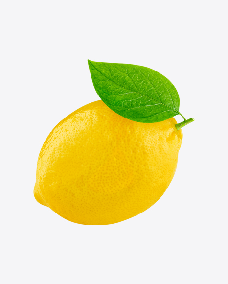 Lemon on Branch PNG