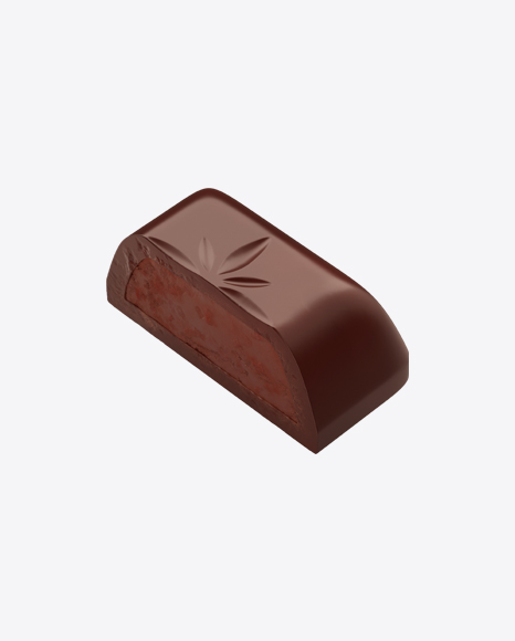 Half of Dark Chocolate Candy