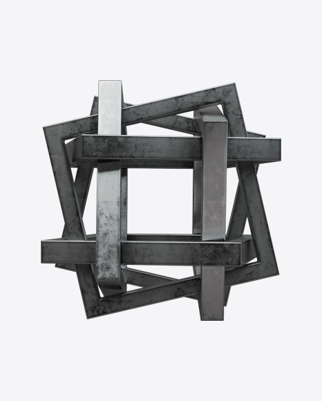 Abstract Metal Object PNG