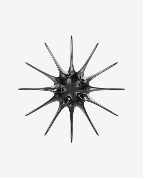 Abstract Metal Object PNG