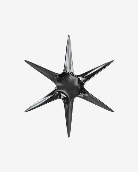 Abstract Metal Object PNG
