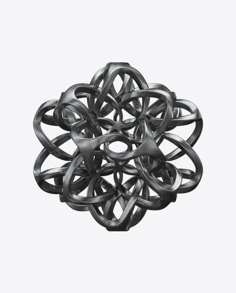 Abstract Metal Object PNG