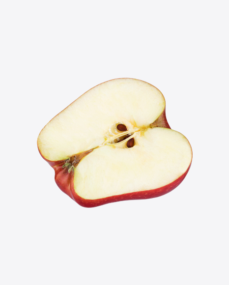 Half of Red Apple