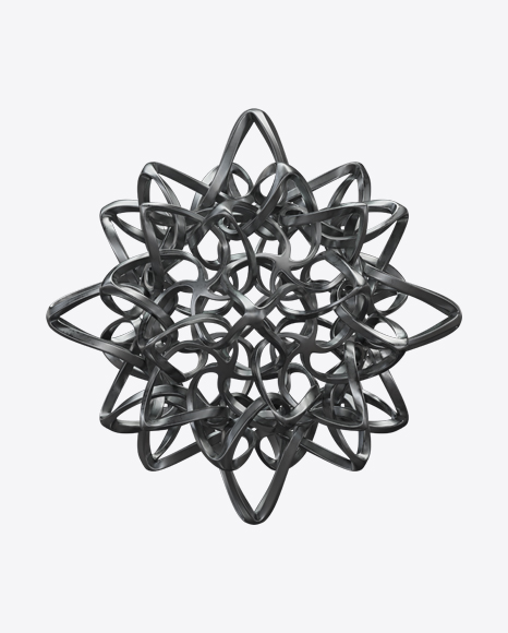 Abstract Metal Object PNG
