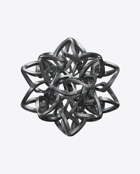 Abstract Metal Object PNG