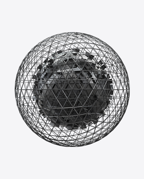 Abstract Metal Object PNG