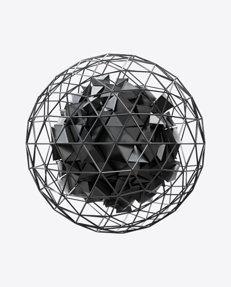 Abstract Metal Object PNG