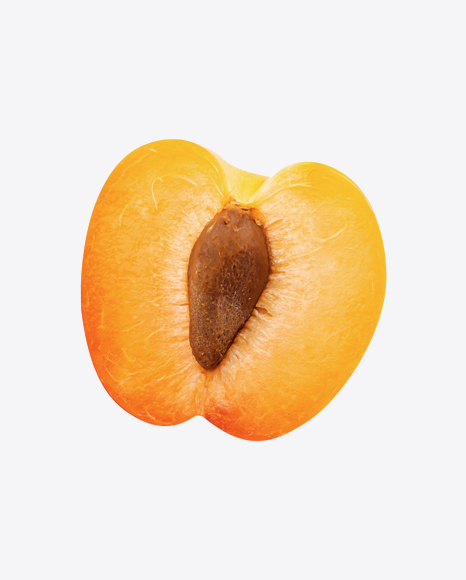Half of Peach PNG