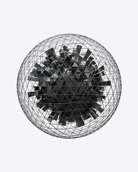 Abstract Metal Object PNG