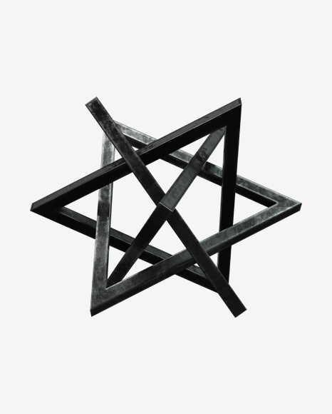 Abstract Metal Object PNG
