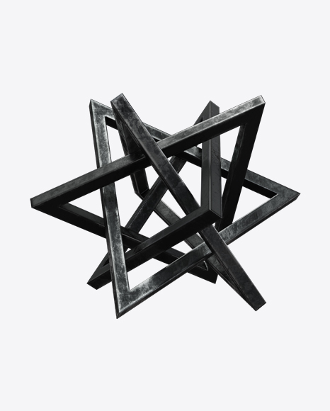 Abstract Metal Object PNG