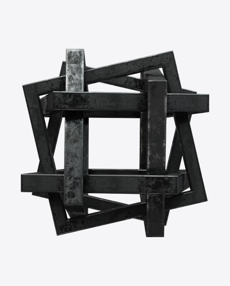 Abstract Metal Object PNG