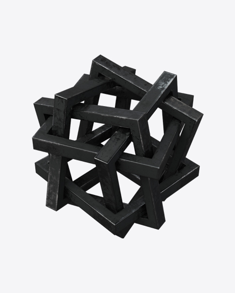 Abstract Metal Object PNG