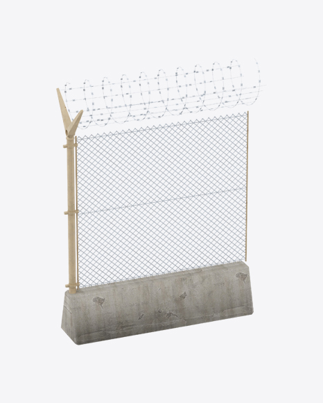 Military Fence Section PNG