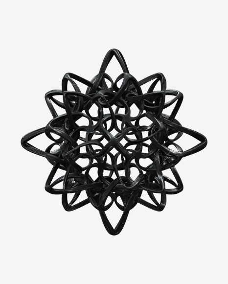 Abstract Metal Object PNG