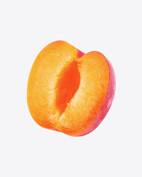 Half of Peach PNG