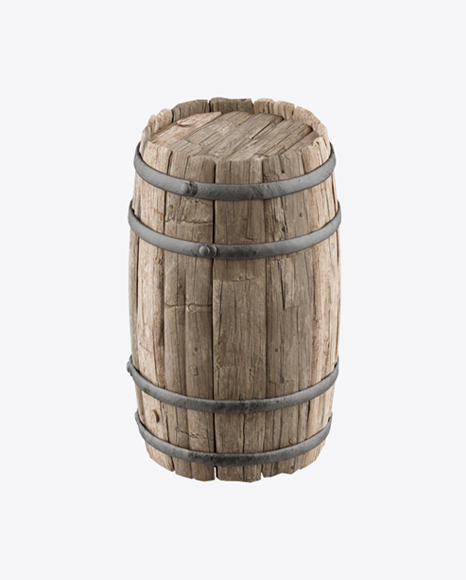 Wooden Barrel PNG
