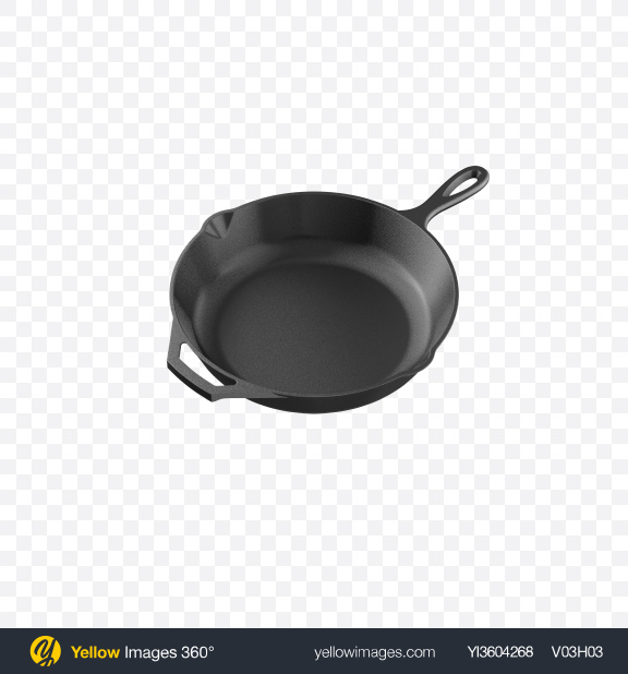 Download Cast Iron Skillet Transparent PNG on YELLOW Images