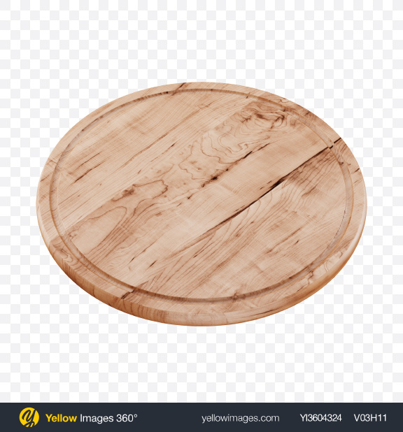 Download Round Wooden Cutting Board Transparent PNG on YELLOW Images