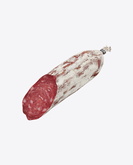 Half of Winter Salami Sausage