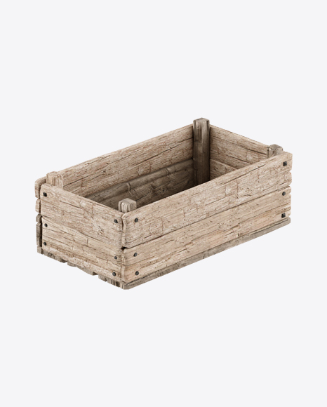 Wooden Crate Box PNG