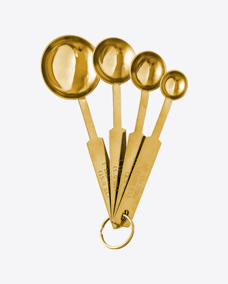 Metalic Measuring Spoons PNG