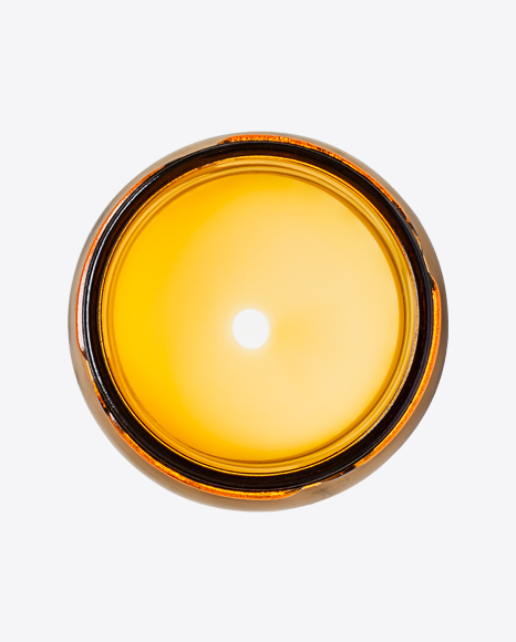 Candle in Glass PNG