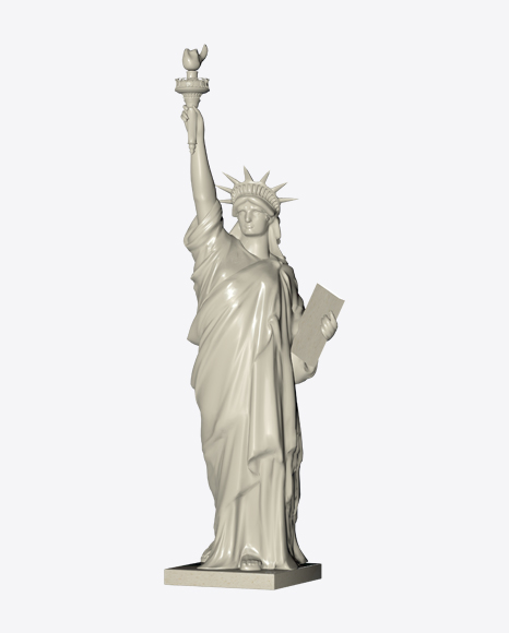 Statue of Liberty Figurine PNG
