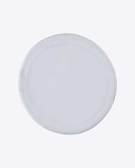 White Ceramic Plate