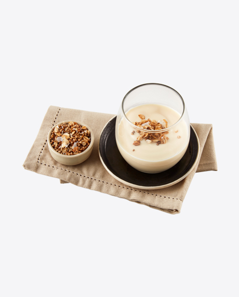 Yoghurt Glass with Granola - Breakfast Set